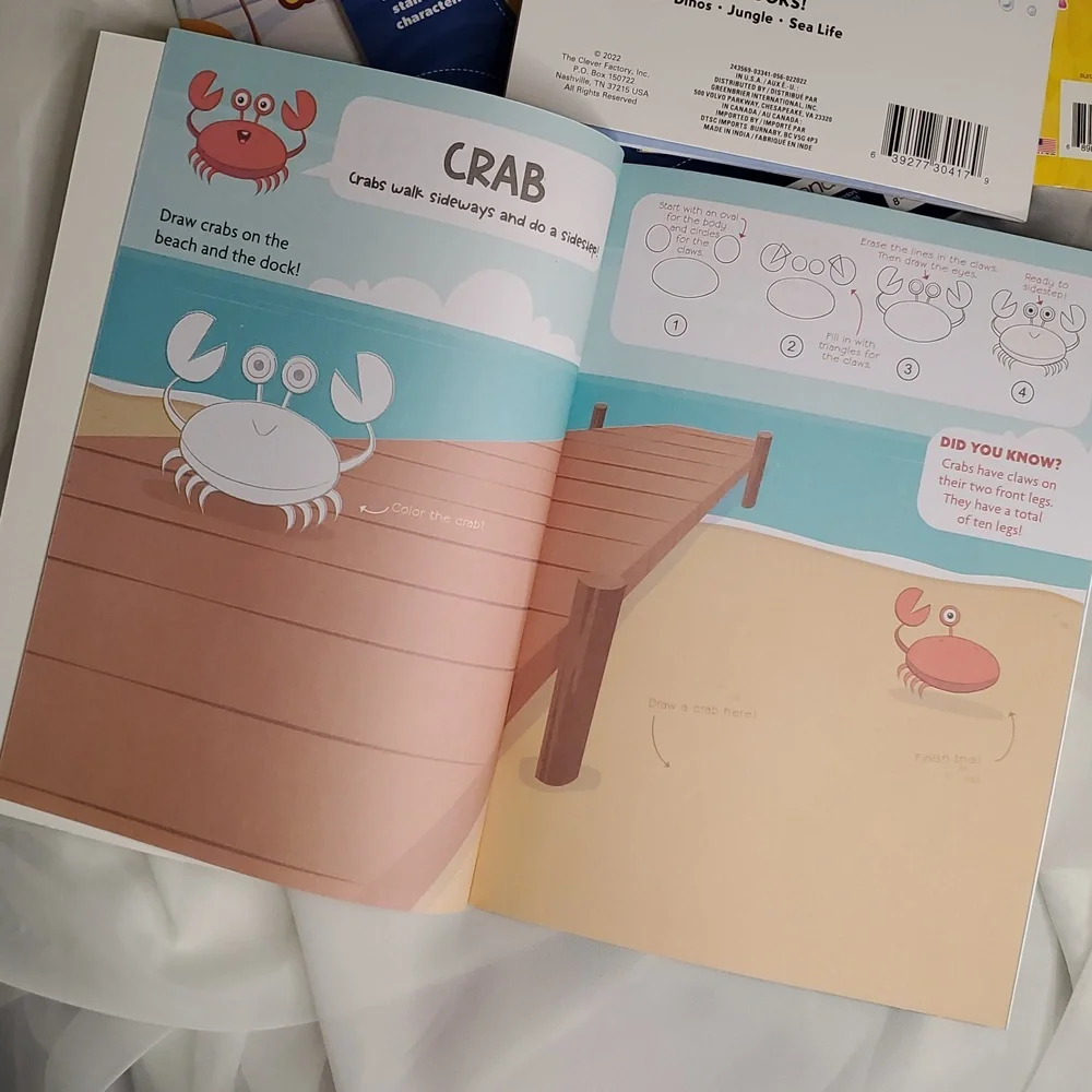 Pirate & Ocean Themed Kids Activity‎ Book Set
